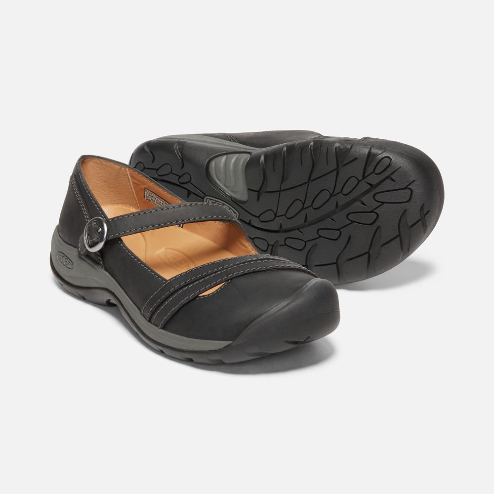 Slip-On Keen Femme Noir | Presidio Ii Cross Strap | ZVXFO-9358